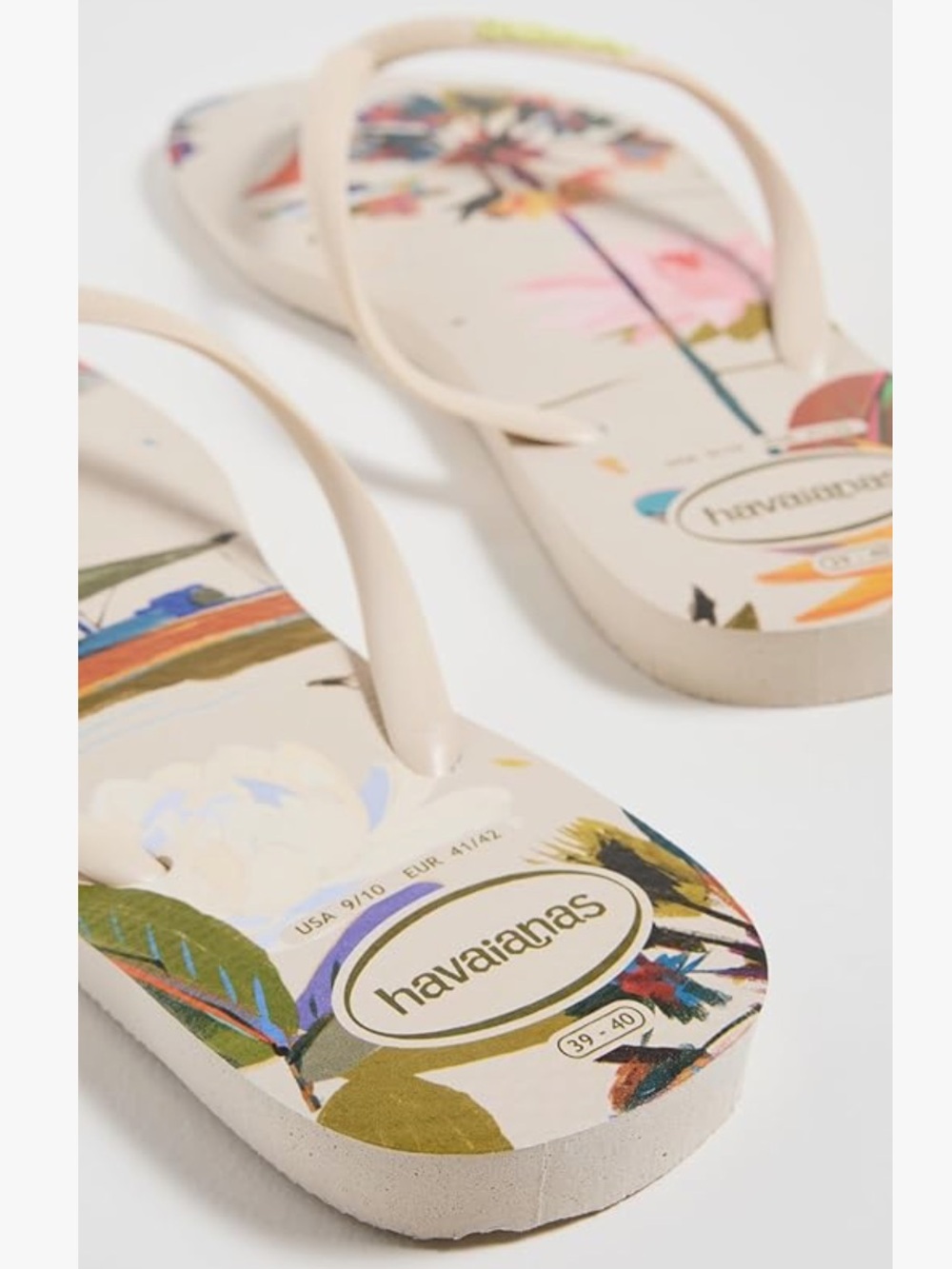 NWT Women's Summer Bliss Slim Flip Flops Havaianas Sandals 7/8 - Picture 5 of 15